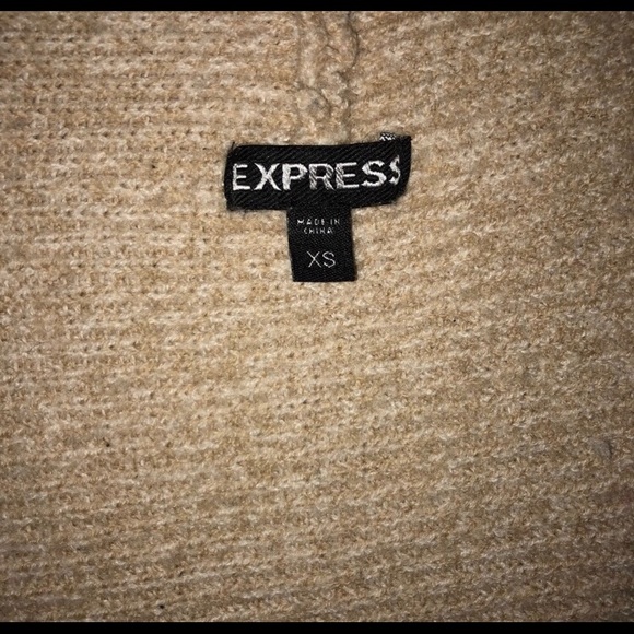XS Express Tan Cardigan, good condition - Picture 2 of 2